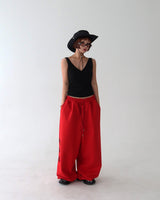 [UNISEX] Cash lettering jogger & wide pants