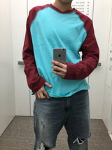 Raglan Contrast Long Sleeve T-Shirt (5 Colors)
