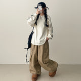 Football Two-Line Loose Fit Sweatshirt
