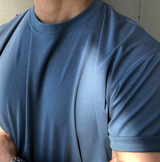 ヘンデスファーストマッスルフィットアイスバントショートスリーブTシャツ