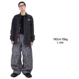 ストライプノンフェードデニムパンツ