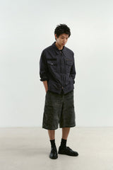 カモフィールドカーゴショーツ (Washed Gray)