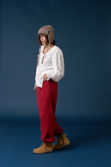 Flor frill blouse_white