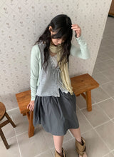 Dunkey Shirring Wrap Midi Skirt