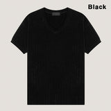 [1+1]Robert Velour V-neck short sleeve T-shirt