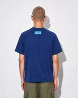 レオパードリンガーTシャツ(NAVY/BLUE) [MEN]