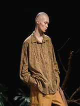 24AW ピューパサイレンスコントゥアプリーツレイヤードディコンストラクトスリーブシャツ