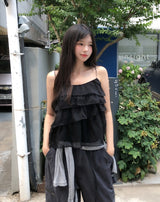 Eed Chiffon Tiered Blouse