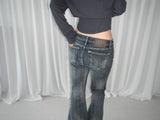 sister washing dyeing bootcut 