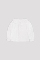 Flor frill blouse_white