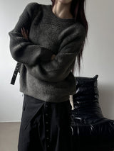[Unisex] モヘアヘビーニット(2color)
