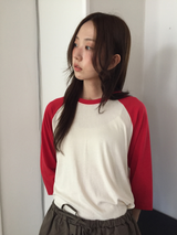 コージー ラグラン スリーブレス Tシャツ (7color)