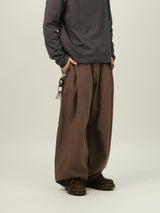 AND Pin-tuck Balloon Pants