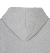 [Lining brushed] キュリーニューヨークパッチダメージフードジップアップ