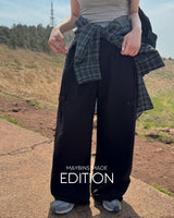 [MADE] Snap nylon wide pants