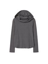 STUD HOODIE (CHARCOAL)
