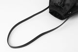 tht jacquard bucket bag - black