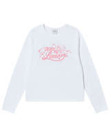 25FW WOMAN ミラーACベア長袖Tシャツ ホワイト