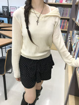 リコガーリッシュドットカンカンシャーリングスカート