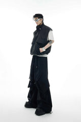 Drawstring Cargo Vest