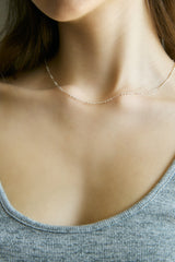 Silver925 Freckle Triple Necklace 