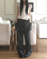 Nuka Two Way Nylon Parachute Skirt Pants