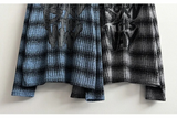 ENK ヒップストリート ダンガラ リブ ロングスリーブ Tシャツ