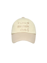 Love music club ball cap - Yellow