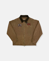 Woven Patch Pigment Work Jacket