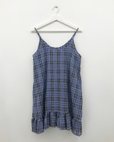 Tartan frill check dress (2color)