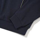 OPEN COLLAR SWEATSHIRT [DARK NAVY]