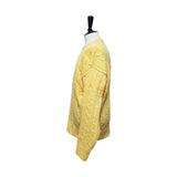 Yellow Cable Knit