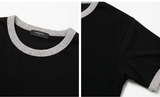 エッセンシャルスタンダード半袖リンガーTシャツ アンダースターブラック