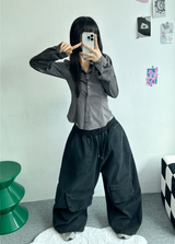 レオパードスポットカーゴパンツ🖤🤎 - 2カラーズ