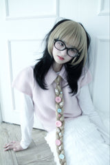 Angora Half-Puff Short-Sleeved Knitwear (2color)