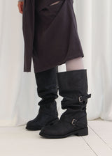 LOOSE BELT MIDDLE BOOTS