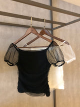 マッシュシャーリングノースリーブTシャツ
