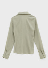 [MADE] Elsob Button Pleated Blouse