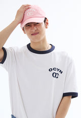 OCYN BASIC 6 PANNEL CAP_PINK