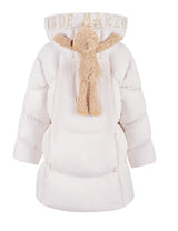 13DE MARZO Bear Puffer Down Jacket Beige