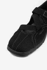 ステッチバレエプラットフォームスニーカー