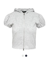 Cuddly Puff Hoodie Zip-up