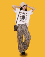 レオパードストリートパンツ + ベルト