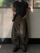 Alfor Pintuck Curved Dart Pants
