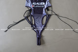 racing track bodysuit monokini