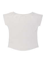 SHELL CAP SLEEVE T (WHITE)