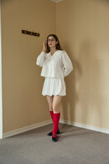 [2EA 1SET] BASIC KNEE HIGH SOCKS (5 COLORS)