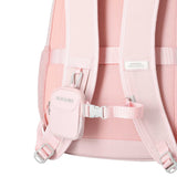 CARABINER MESH BACKPACK / PINK