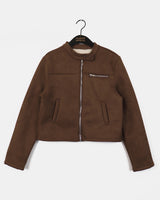 Tecome Suede Fur Mustang Jacket