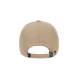 3D Monogram logo over fit ball cap BEIGE